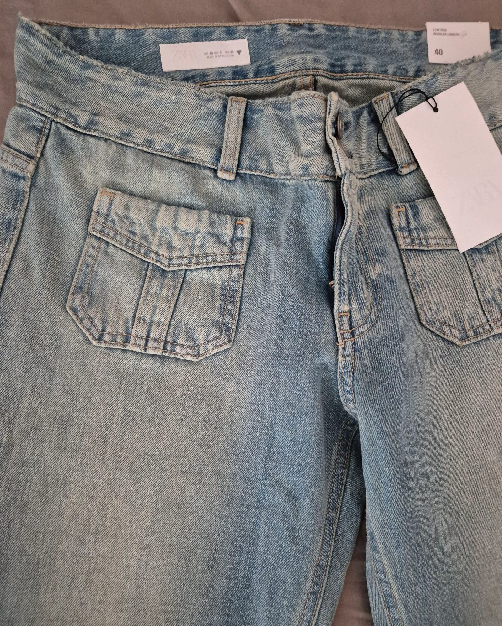 New Flare Jeans with tag size 40 Zara – photo 2